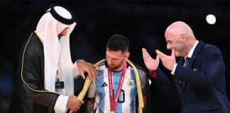 البشت القطري يثير الجدل في نهائي المونديال