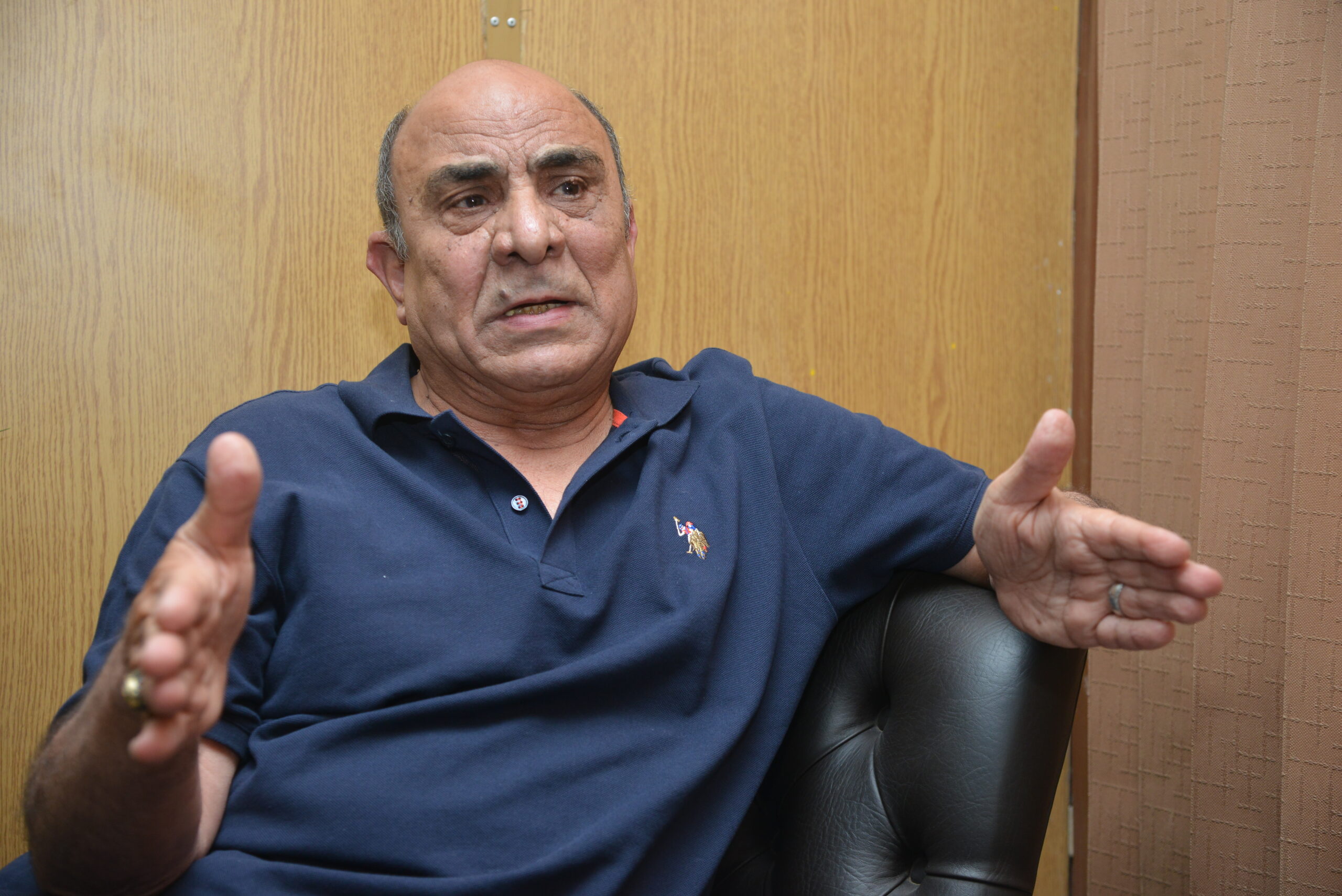 كمال زايد عضو مجلس أمناء الحوار الوطني واللجنة التنسيقية للحوار - تصوير محمد ليل 