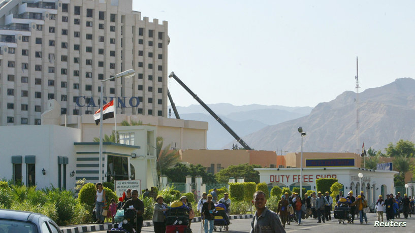 طابا وجهة سياحية رائجة للإسرائيليين (رويترز)