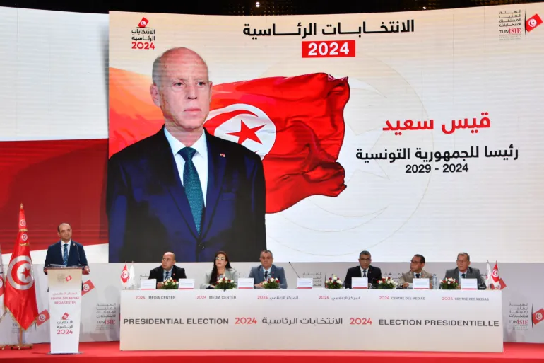 المؤتمر الصحفي لهيئة الانتخابات في تونس (الفرنسية)