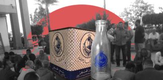 اللبن المسكوب على تروس متهالكة.. هل تكفي الوجبات عمال المصانع؟ الوجبة الغذائية للعمال والعاملات في مصر باتت مثار انتقادات - تصميم سلمى الطوبجي - فكر تاني