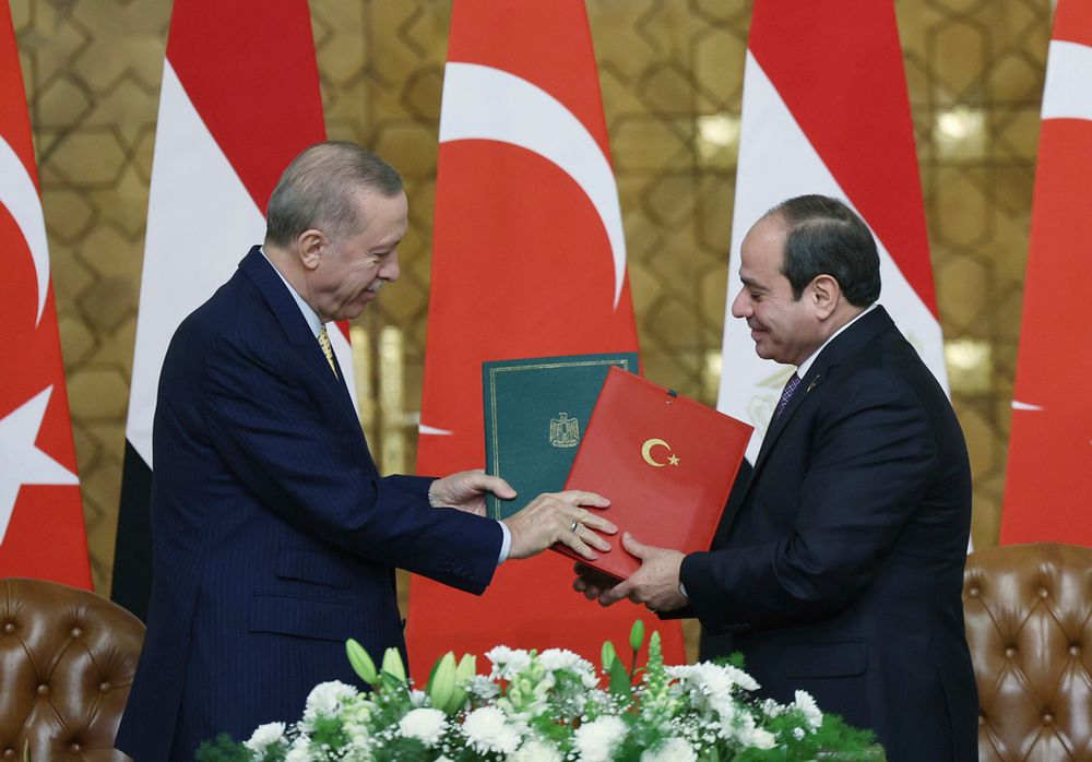 السيسي وأردوغان (وكالات)