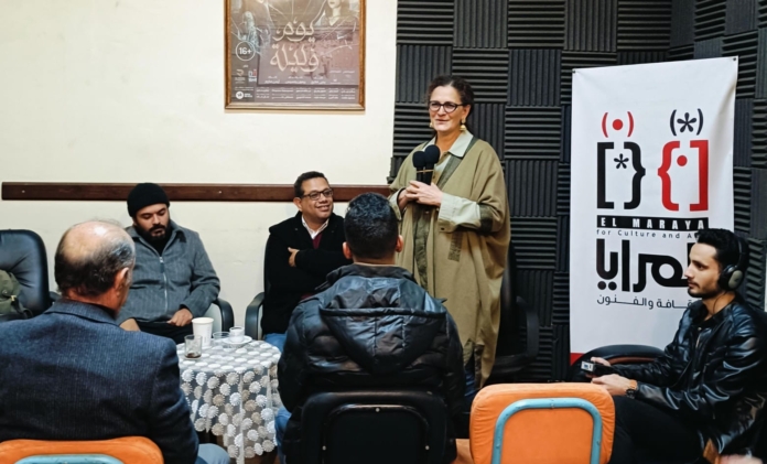 من معرض المرايا -المصدر صفحة المرايا للثقافة والفنون
