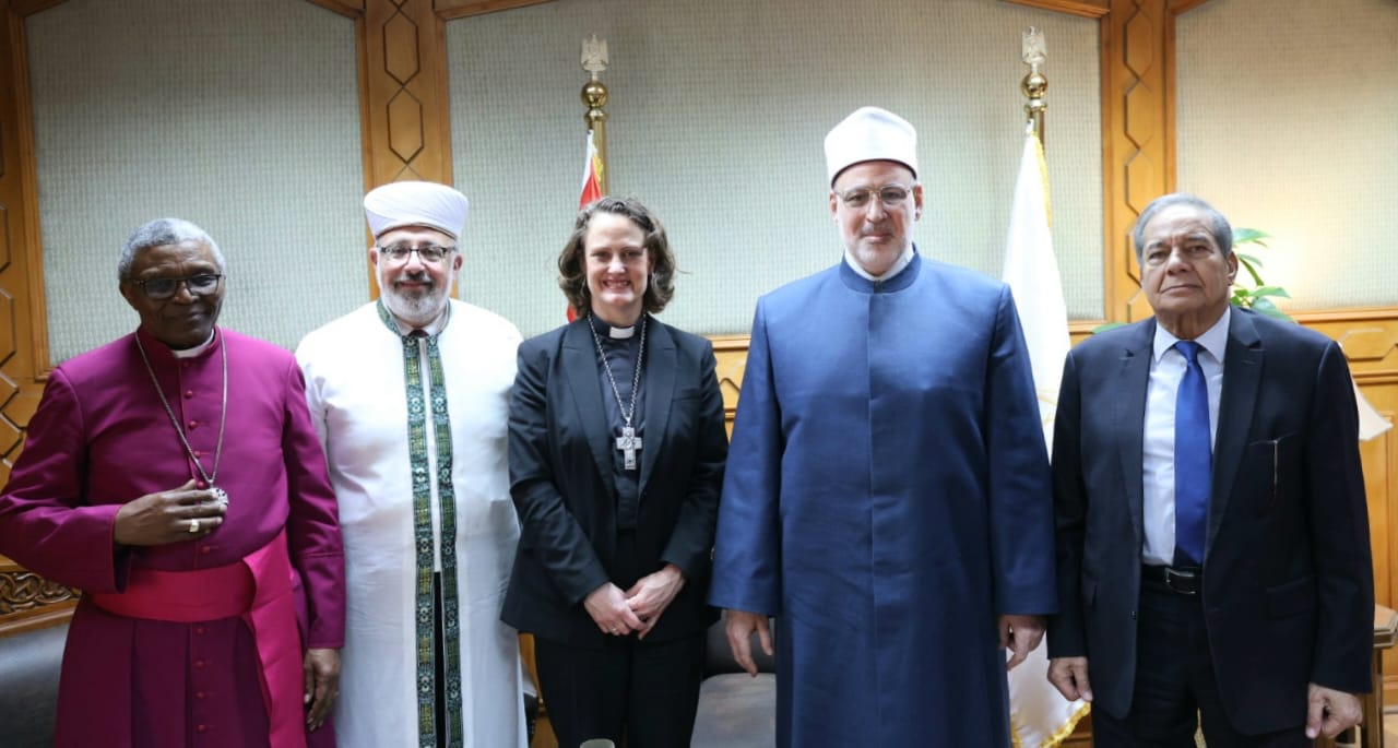 الدكتور محمد الضويني، وكيل الأزهر، وفدًا من منظمة "كنائس من أجل السلام في الشرق الأوسط - فيس بوك