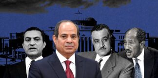 طبعات السلطة التنفيذية والانتخابات الأنظمة الحاكمة على مدار العقود الماضية تعددت مواقفها من البرلمان والانتخابات - تصميم سلمى الطوبجي - فكر تاني