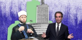الإعلام الرسمي المصري في زمن الفضاء الإلكتروني الاعلام المصري الرسمي يلاحقه انتقادات عدة - تصميم سلمى الطوبجي - فكر تاني