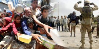 من بغداد 2003 إلى غزة 2025.. أمريكا لا تتعلم الدرس الاحتلال يريد تكرار نسخة بغداد 2003 في غزة 2025 - تصميم سلمى الطوبجي - فكر تاني
